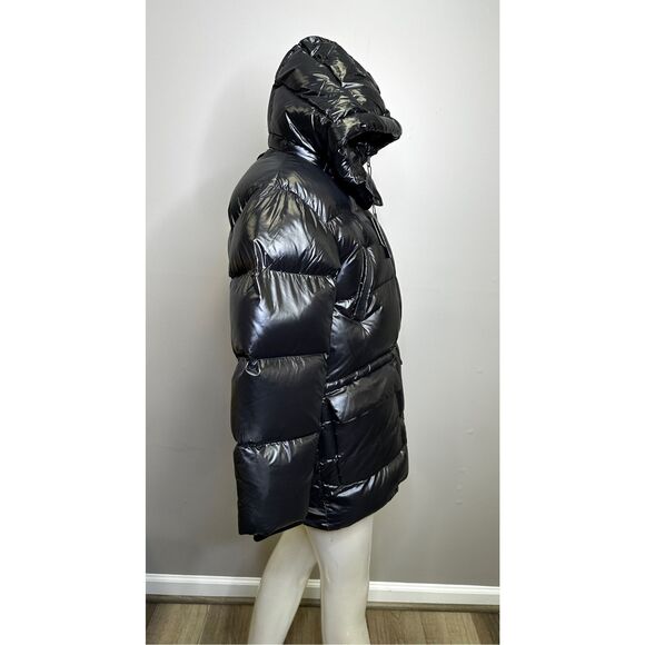 NWT Mackage Montreal Zip-up Ski Hooded Kendrick Puffer Coat Black Size 12 $525 - Picture 11 of 14